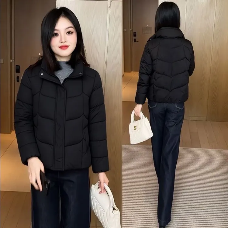 外贸面包服2025新款短款羽绒棉衣棉服女韩板宽松秋冬外套加厚夹克