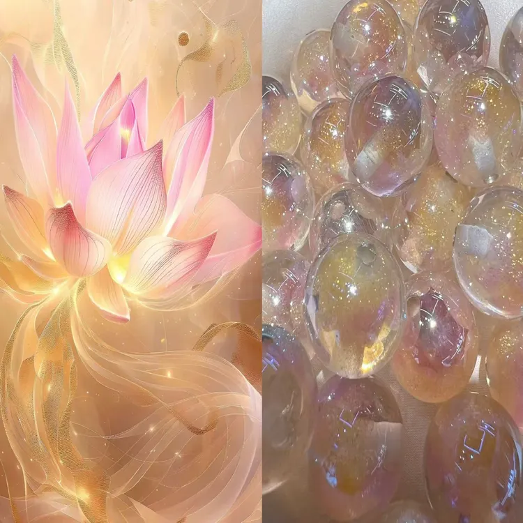 【陈小花家的饰品】莲花心国风系列k16圆珠