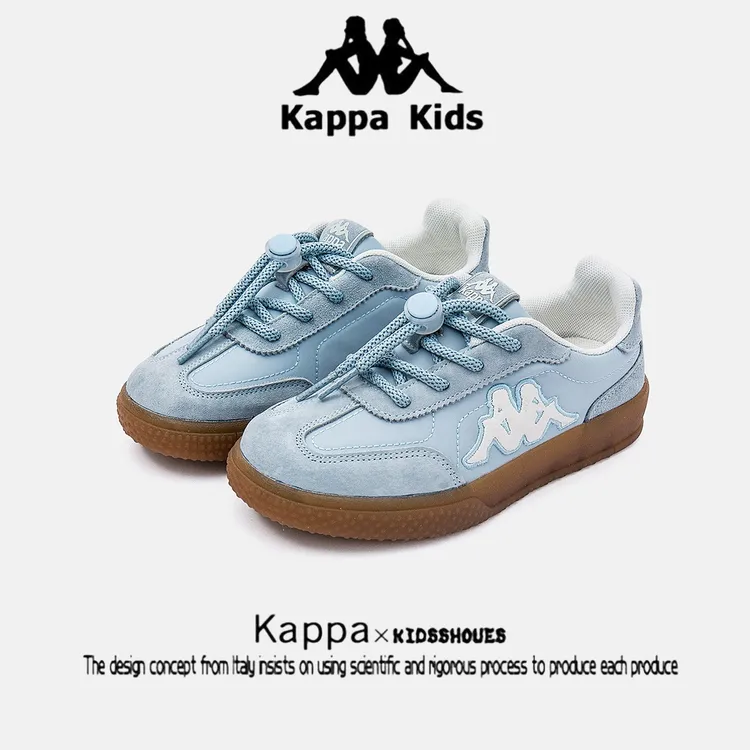 Kappa卡帕童鞋春季韩版小众时尚潮流百搭低帮潮鞋休闲复古德训鞋