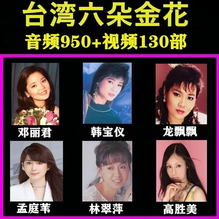 音乐U盘影片邓丽君龙飘飘孟庭苇韩宝仪林翠萍经典老甜歌大全mp3