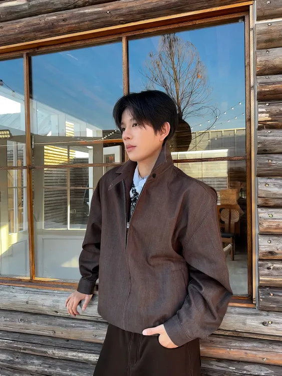 新贵老钱风雪弗龙基础口粮通勤休闲夹克外套男