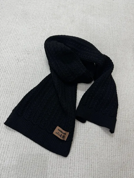 museguhui/木色古汇1999#针织麻花围巾贴标毛线围脖