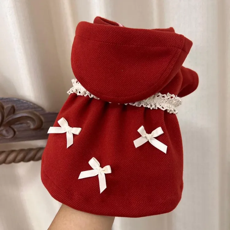 宠物圣诞春节衣服宠物狗狗猫咪秋冬保暖衣雪纳瑞泰迪博美西高地