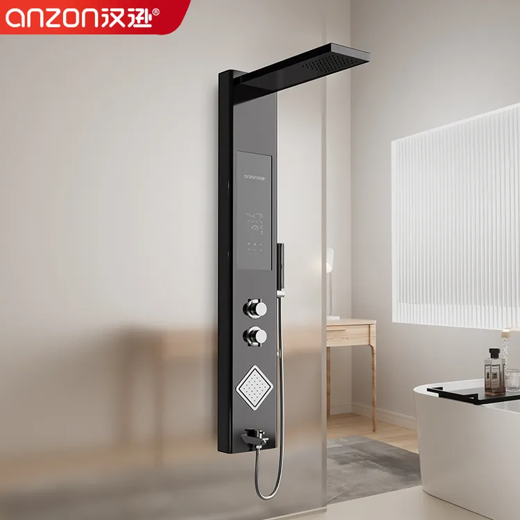 汉逊H01S集成热水器一体式家用恒温即热式电热水器淋浴屏快速快热