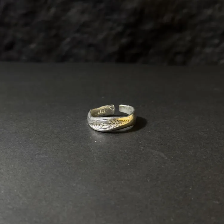 925银戒指 TAND l 年轮戒指  925银戒指 vintage