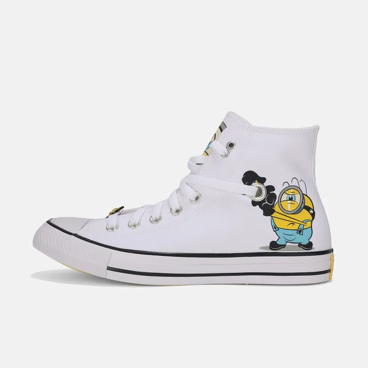 【滔搏联动】converse/匡威中性小黄人高帮帆布休闲运动鞋A21403C