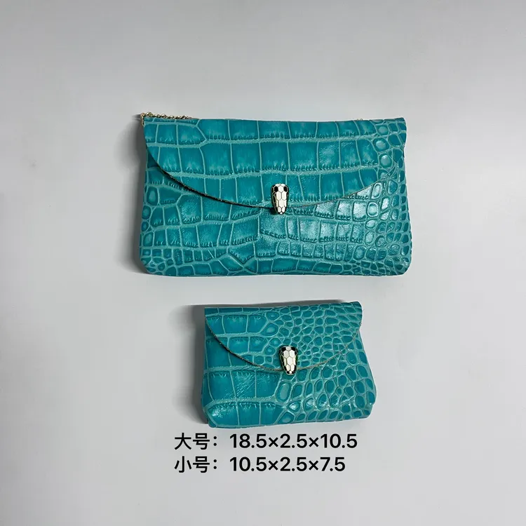 头层牛皮手机包口红包高级链条女士极简风包包单肩斜跨真皮