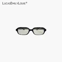 LUCASEMILYLOUIE 欢姐0220复古书呆子小方素颜镜平光镜250083