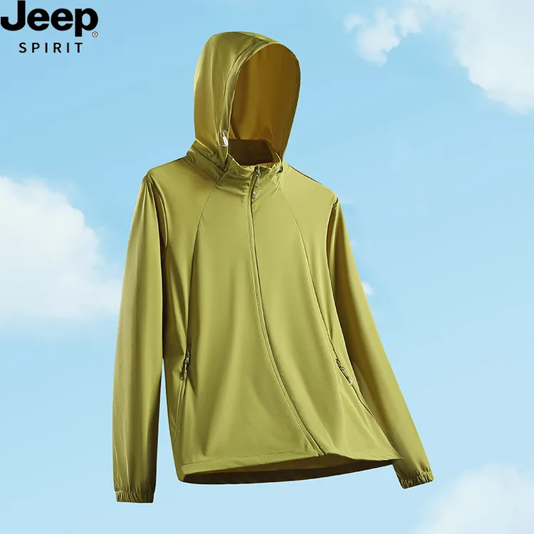 JEEP冰丝防晒衣女夏季2025新款薄款防晒服户外UPF50+防紫外线外套