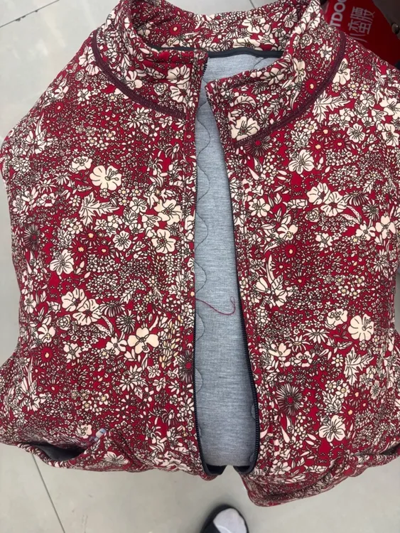 2282-5坎肩百搭休闲时尚舒适款静静姐自留款碎花