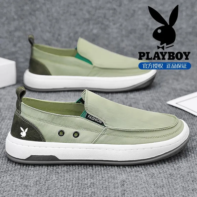 花花公子布鞋男款冬季透气千层底老北京帆布鞋懒人男款厚底帆布鞋