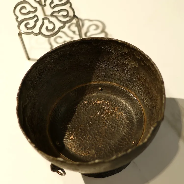 茶炉改造破壳古铁炉115侘寂风肌理古朴破壳效果适合烧碳环保油