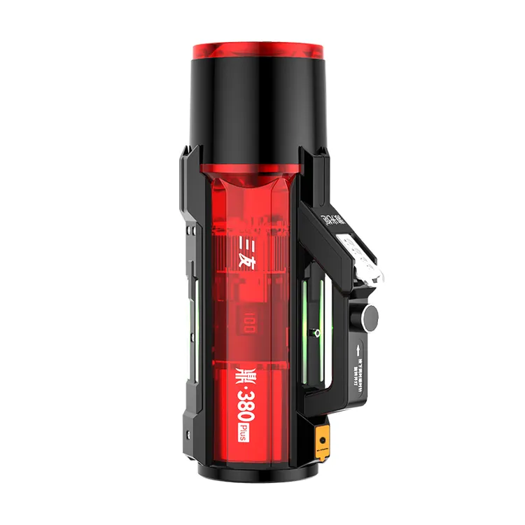 【鼎380plus】抽鲢鳙钓翘嘴电池可换遥控器开关夜钓激光炮夜钓灯