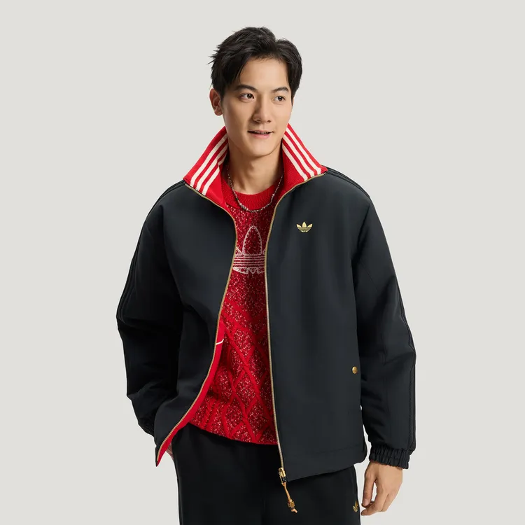 Adidas Original阿迪三叶草男子LNY JKT PAD M薄棉服KT0639