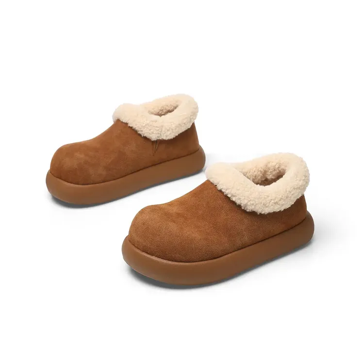 【防水超轻土豆】桑坡全新升级二代皮毛一体超轻防滑土豆包头雪地靴