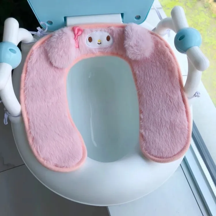 儿童马桶垫毛绒保暖加厚马桶套坐便套套坐便器坐垫婴儿坐便垫