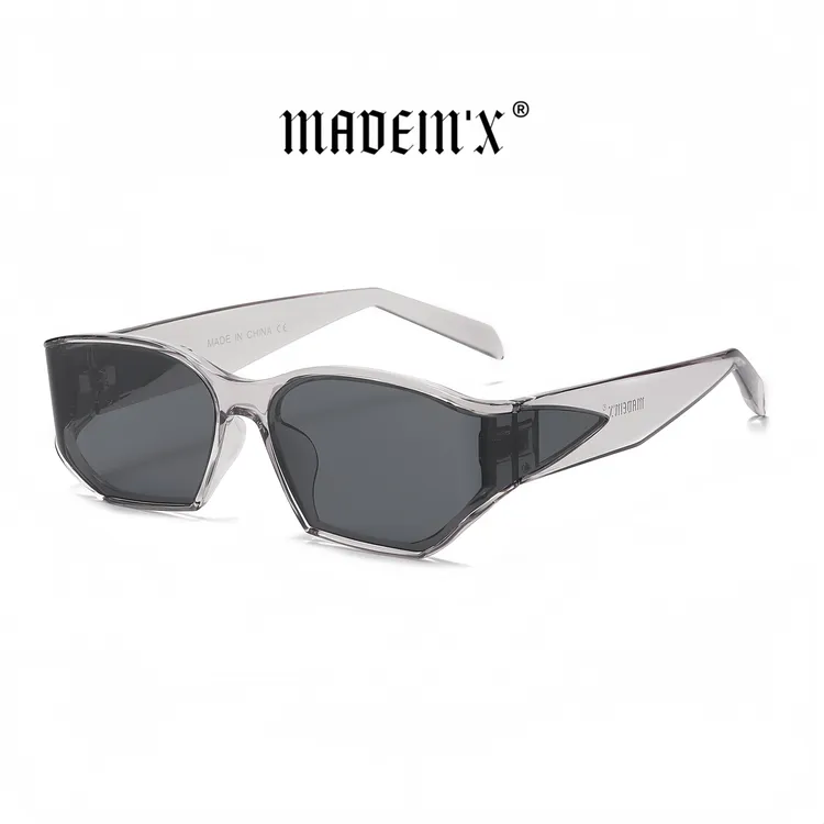 Madein X螳螂个性曲面防紫外线太阳眼镜时尚百搭男女通用变色墨镜