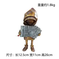【本尼家】Q118铜雕塑摆件创意家居装饰12.5*11*26cm