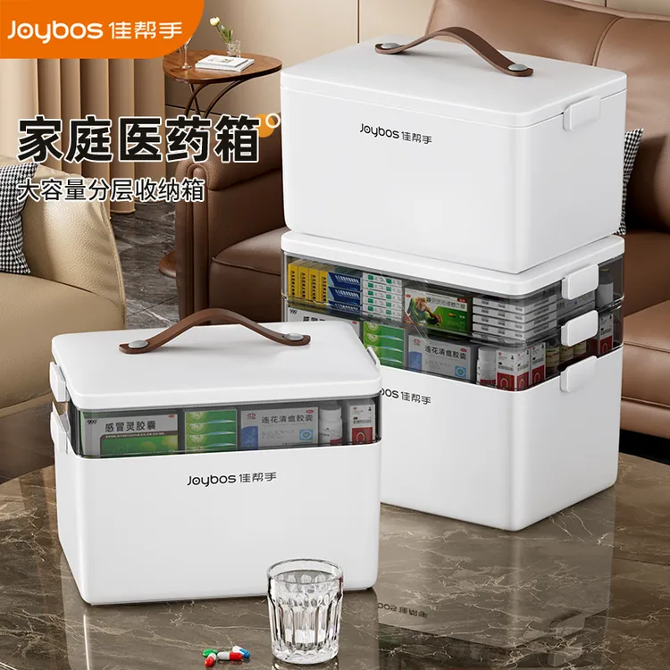 佳帮手药箱收纳盒家用药品医药箱爆款2025新款便携医用输液盒多层