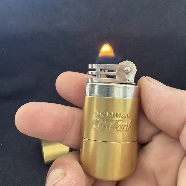 德国拔盖古董煤油打火机