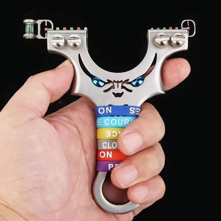 弹弓不锈钢9025小恶魔重弓成年人专用高精度户外运动玩具8020弹弓