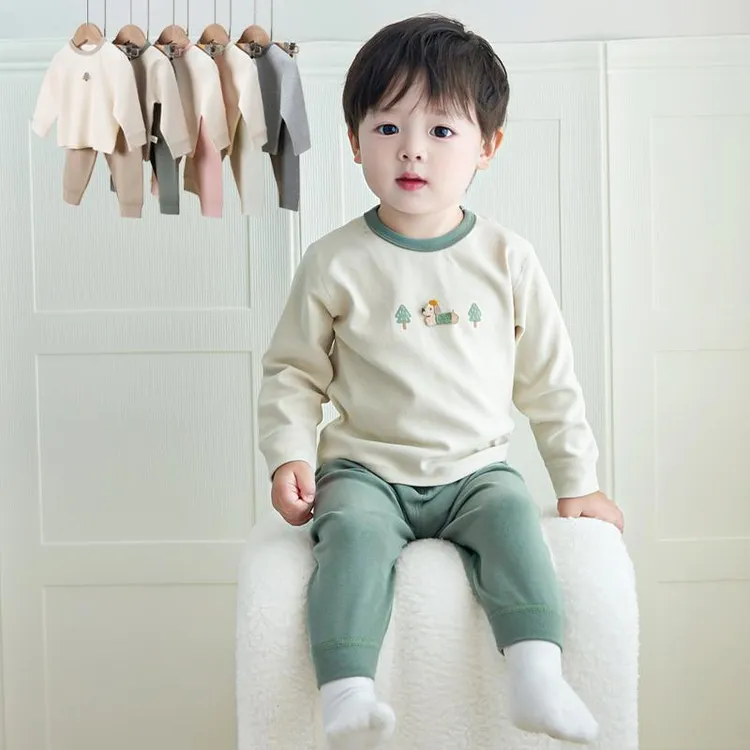 秋冬儿童棉质内衣套装家居服二件套宝宝秋衣秋裤衣服贴身a类睡衣