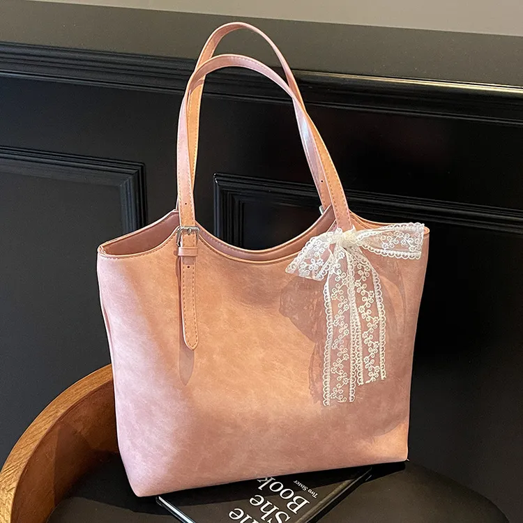 水桶包时尚流行新品夏天小众休闲风大容量托特包大包包腋下单肩包