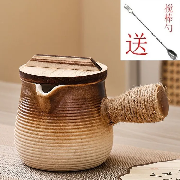 奶茶罐煮茶壶陶壶陶罐全套罐罐茶围炉煮茶专用茶壶带盖带勺可干烧