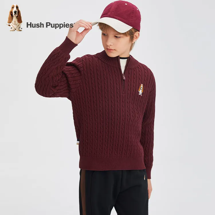 S暇步士童装混纺里料线衣新款舒适柔软针织 HPSQBD43CW560