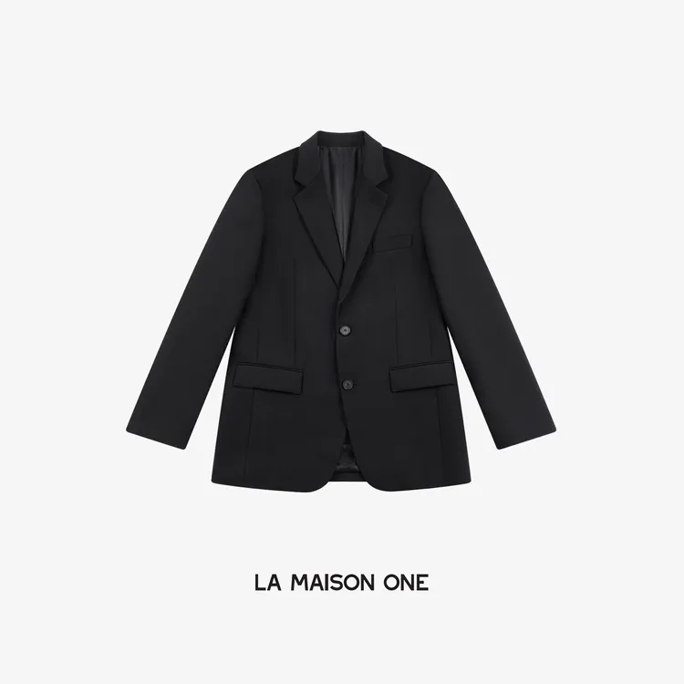 LA MAISON ONE 100绵羊毛西装+西裤套装L253W045+L253W071-1