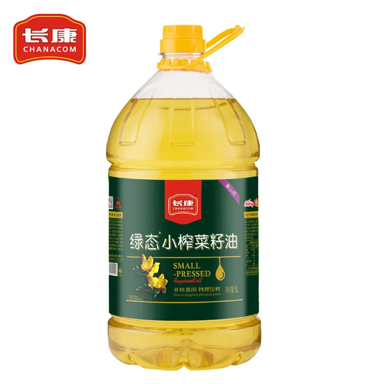 长康绿态小榨菜籽油物理压榨纯正食用油5升