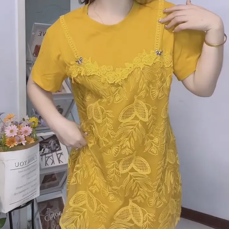 时尚气质修身显瘦高级感蕾丝吊带连衣裙适合海边度假