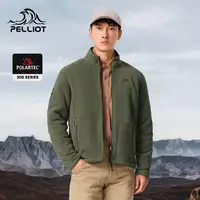 伯希和P系列户外运动Polartec300抓绒衣男款春季冲锋衣开衫外套