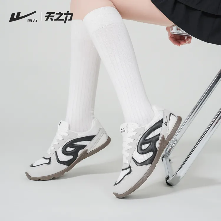 Warrior/回力天之力德训鞋2025夏季新款薄底女鞋轻便百搭芭蕾鞋