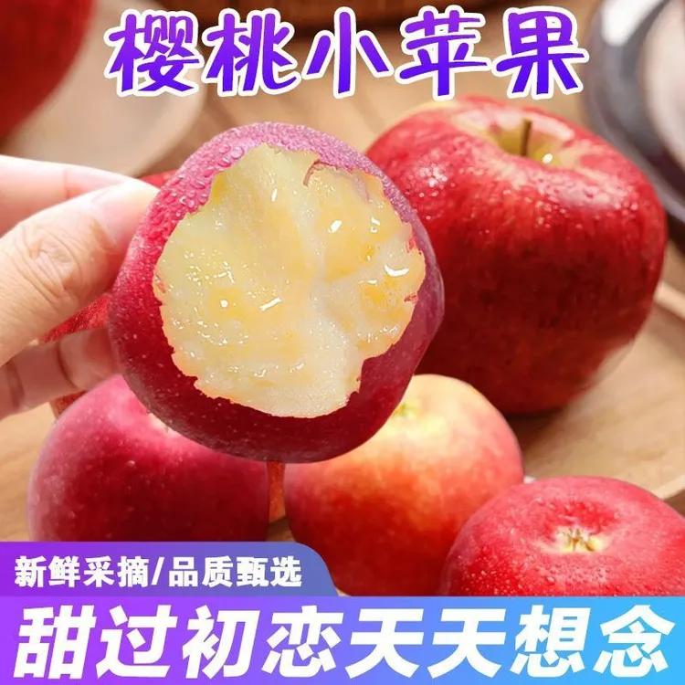 2025当季云南红露苹果水果新鲜樱桃小苹果红富士直发甜脆冰糖心包