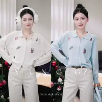 YANG GZ【童趣世界】秋冬卡通绵羊毛混纺Polo领毛衣 GZ309#12160