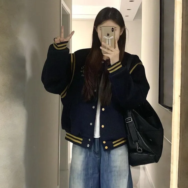 冬季棉衣棉服女款2025新款棒球服加厚保暖小个子学生短款棉袄外套