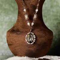 RiotLILY/艾特里里 合金项链 雪域精灵雪花莲吊坠2025新款项链