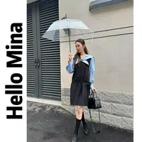 02629新款系带拉链背心连衣裙