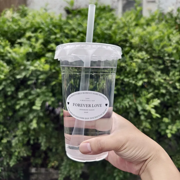 1000ml水果茶一次性泰式咸法酪奶茶杯大容量柠檬茶850ml冷饮杯