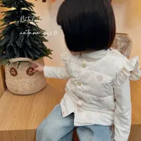 女宝白鸭绒羽绒马甲