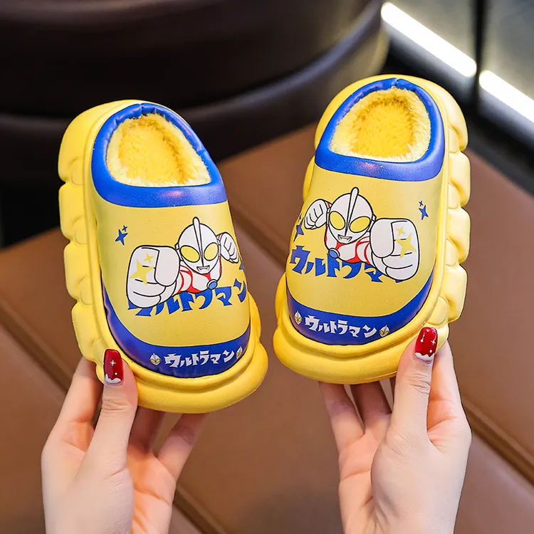 【奥特曼】儿童棉拖鞋冬季防水正版奥特曼拖鞋小孩冬季保暖棉拖鞋