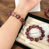 X1274[ 剪爱]车厘子草莓晶手链高端轻奢手串多样性发一
