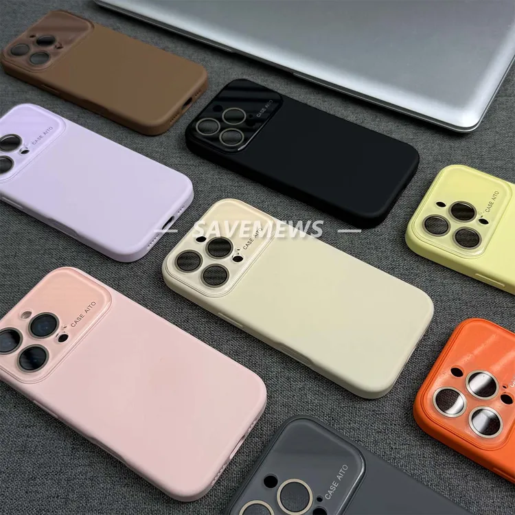 秒变17简约纯色适用苹果16promax手机壳iphone15/14男13/12情侣套