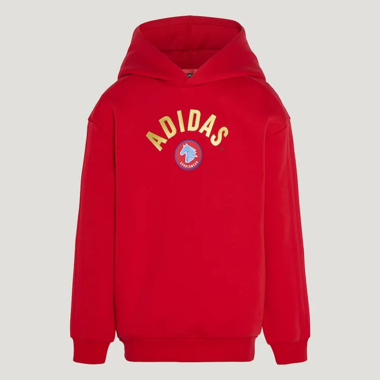 adidas/阿迪达斯26年新款针织运动宽松休闲连帽卫衣KG5929 KG5930