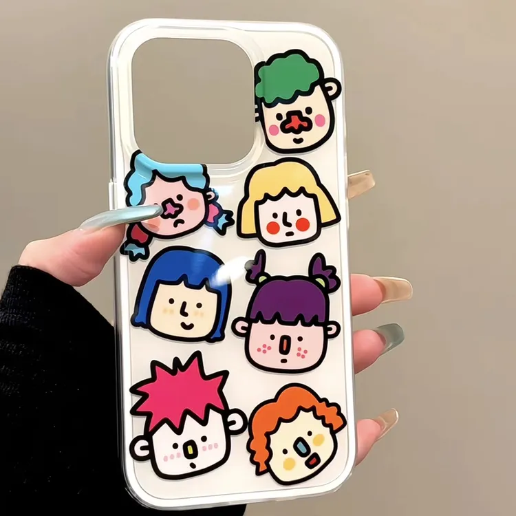 IMD可爱女孩大头贴适用苹果女款iphone15/16/14手机日用壳2