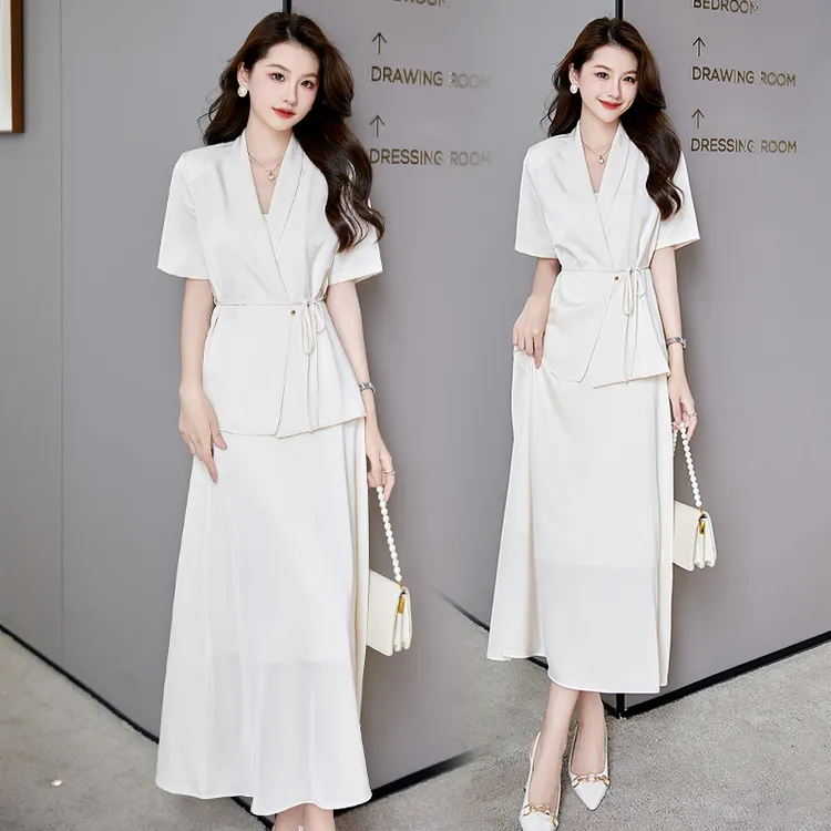 正式场合职业套装女2025新款夏高端气质时尚高级感御姐西装套装裙