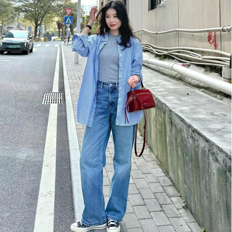 韩系甜美少女2025夏季新款气质显瘦开衫上衣配高腰百搭休闲裤套装