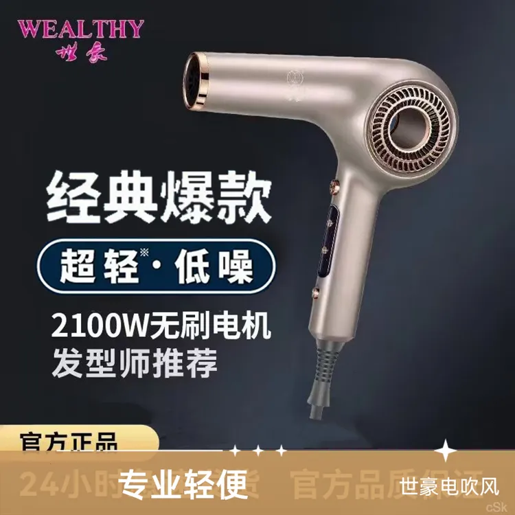 世豪电吹风负离子R500专业冷热风筒理发店高速吹风机发廊专用高速