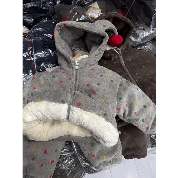 儿童家居服2025 冬季新款森系冬男女童加绒加厚保暖睡衣家居套装